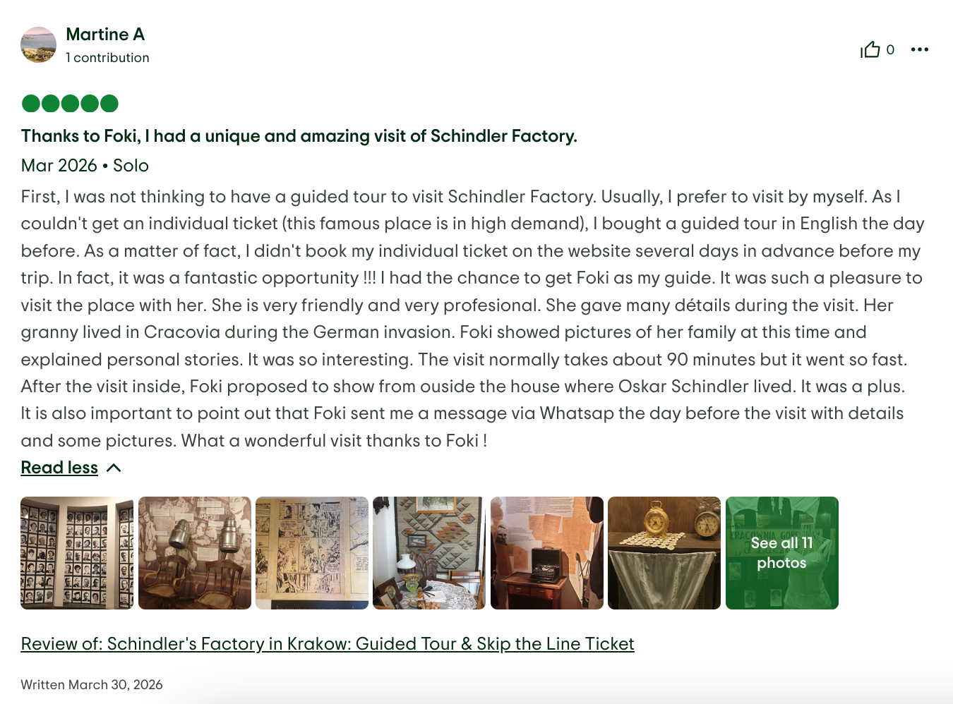 TripAdvisor review 7